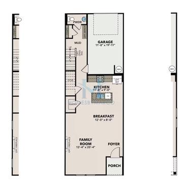 Monroe model in Stegall Village, Cartersville, GA, built by Davidson Homes