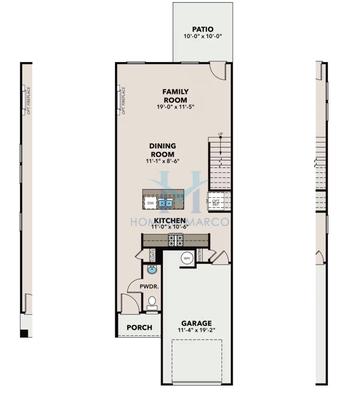 Photos of the Wilmington model in the Stegall Village subdivision in Cartersville, GA