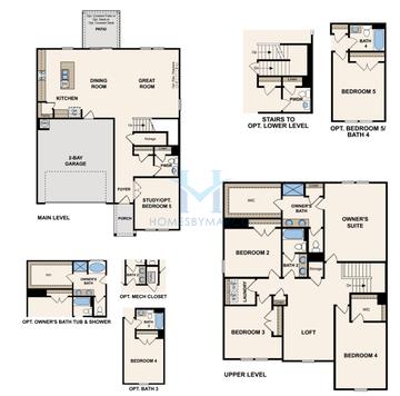 Photos of the Travis model in the Walker Grove subdivision in McDonough, GA
