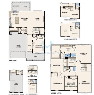 Photos of the Guava model in the Walker Grove subdivision in McDonough, GA