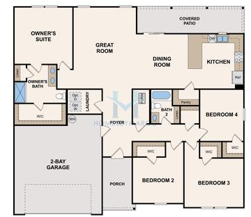 Photos of the Reynolds model in the Southfield subdivision in Bonaire, GA
