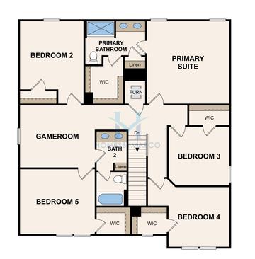 Photos of the Granby model in the Southfield subdivision in Bonaire, GA