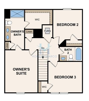 Ashton model in Kinsale, Macon, GA, built by Century Communities
