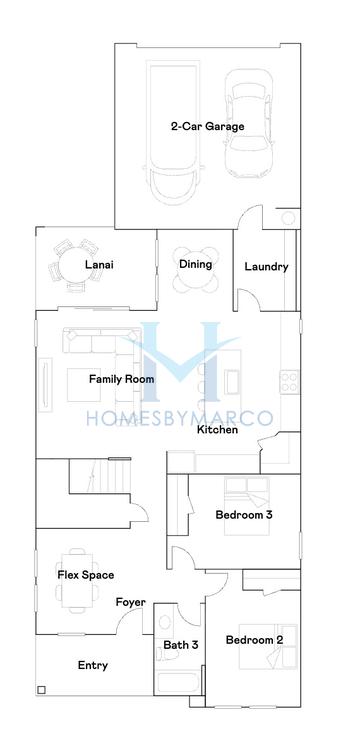 Harmony II model in Springhead Lakes 40s, St. Cloud, FL, built by Lennar
