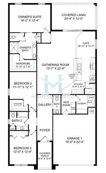 Photos of the Aubrey II model in the Woodland Crossings subdivision in Wildwood, FL