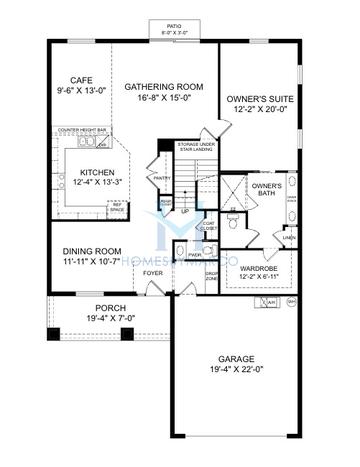 Wayfair III model in Woodland Crossings, Wildwood, FL, built by Highland Homes