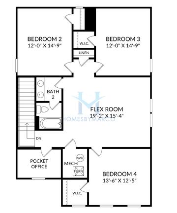 Yarmouth model in Croftside, Powder Springs, GA, built by Stanley Martin Homes
