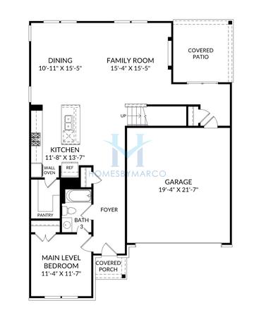 Idlewild model in Croftside, Powder Springs, GA, built by Stanley Martin Homes