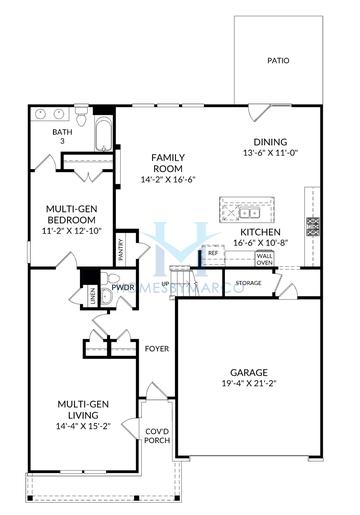 Photos of the Mathis model in the Croftside subdivision in Powder Springs, GA