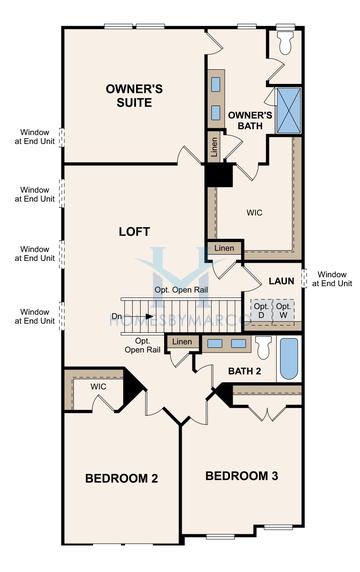 Bradford model in Magnolia Square, Austell, GA, built by Century Communities