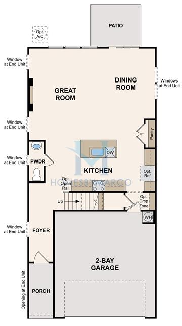 Aster model in Magnolia Square, Austell, GA, built by Century Communities