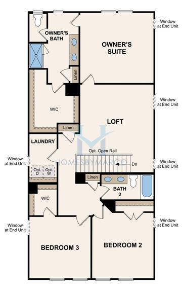 Photos of the Aster model in the Magnolia Square subdivision in Austell, GA