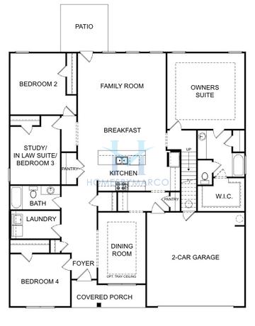 Photos of the Lexington model in the Hampton Ridge subdivision in Jefferson, GA