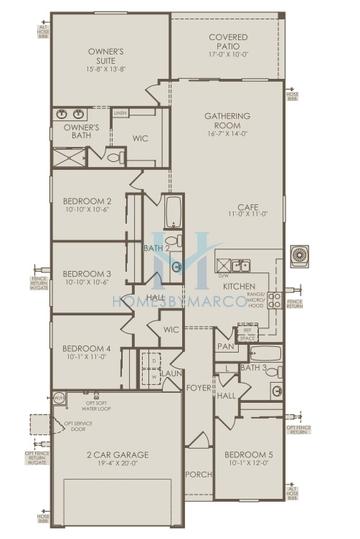 Photos of the Vervain model in the Hayden Estates subdivision in Buckeye, AZ