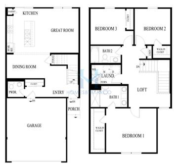 Photos of the Preston model in the Pinebrook subdivision in Charlotte, NC