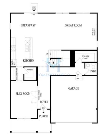 Coventry model in West Point Gardens, Elgin, IL, built by D.R. Horton
