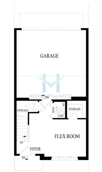 Monroe model in The Summit at Yorktown, Lombard, IL, built by D.R. Horton