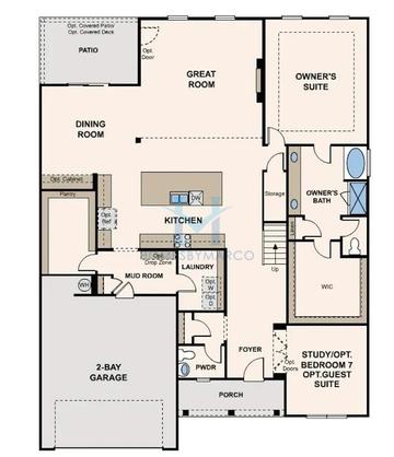 Photos of the Hazel model in the Windsong Estates subdivision in McDonough, GA