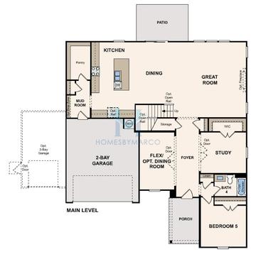 Madison model in Windsong Estates, McDonough, GA, built by Century Communities