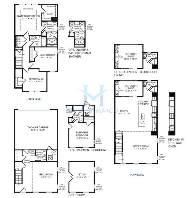 Photos of the Serenade model in the Bailey Mills subdivision in Stallings, NC