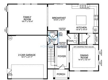 Photos of the Brevard model in the Arbor West subdivision in Dawsonville, GA