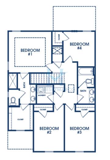 Photos of the Edmon model in the Poplar Preserve subdivision in Newnan, GA