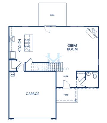 Flora model in Poplar Preserve, Newnan, GA, built by D.R. Horton
