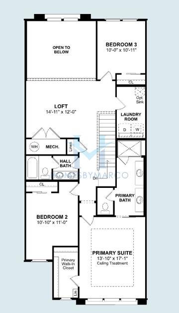 Sea Bright II model in Prestige on 64th, Phoenix, AZ, built by K. Hovnanian Homes