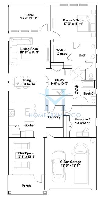 Photos of the Sanibel model in the Westview subdivision in Kissimmee, FL