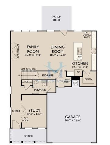 Pembroke model in Langston Reserve, Cartersville, GA, built by Ashton Woods Homes