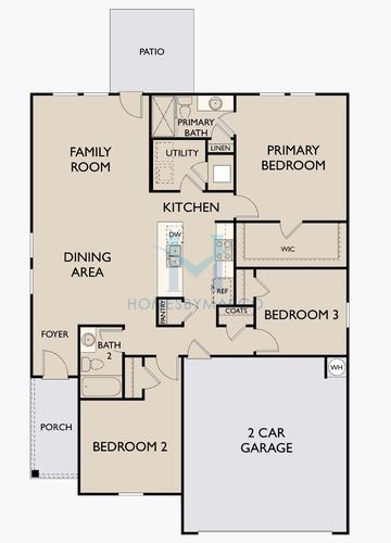 Photos of the Larissa model in the Crescent Pointe subdivision in Carrollton, GA