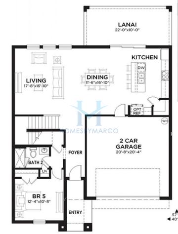 Amelia model in Pasadena Woods, Dade City, FL, built by Casa Fresca