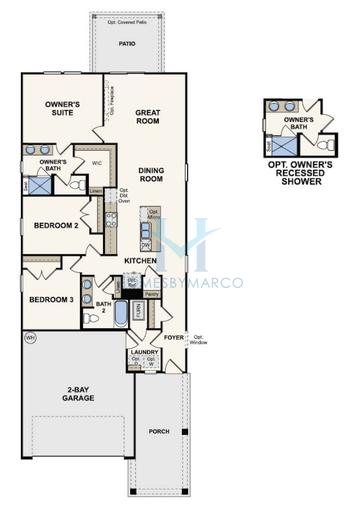 Photos of the Miramar model in the Seminole Woods subdivision in Palm Coast, FL