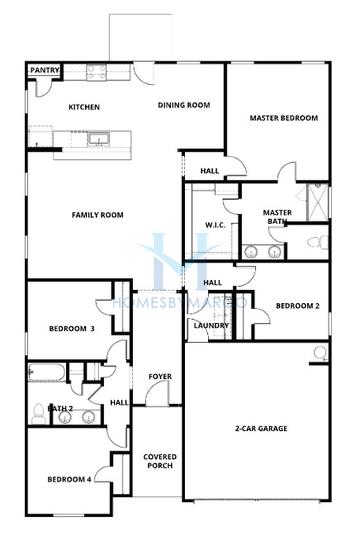 Photos of the Oak model in the Avondale North subdivision in Conyers, GA