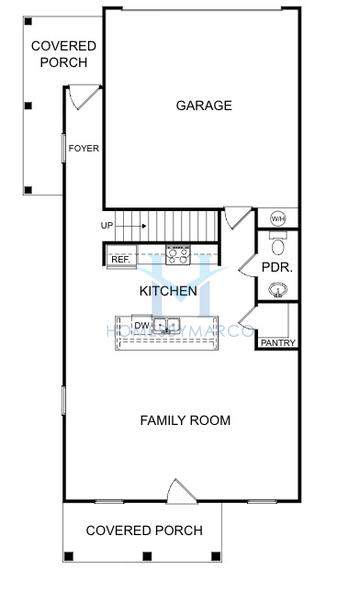 Kinsley model in Magnolia Trace, Flowery Branch, GA, built by Piedmont Residential