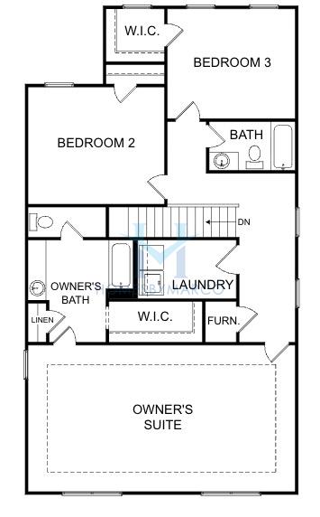 Sedona model in Magnolia Trace, Flowery Branch, GA, built by Piedmont Residential