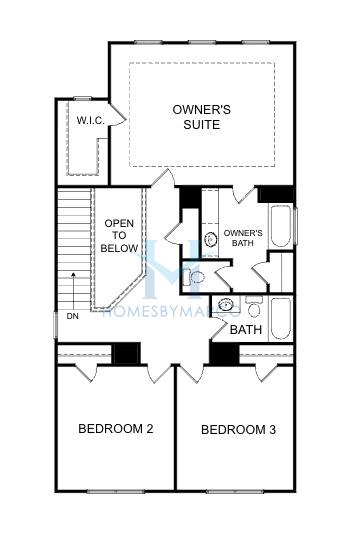 Photos of the Whiteside model in the Magnolia Trace subdivision in Flowery Branch, GA