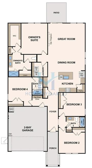 Photos of the Geneva model in the Belleview Manor subdivision in Atlanta, GA
