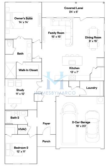 Photos of the Nash II model in the Sanctuary at Wellness Ridge subdivision in Clermont, FL