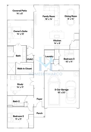 Photos of the Walsh II model in the Sanctuary at Wellness Ridge subdivision in Clermont, FL