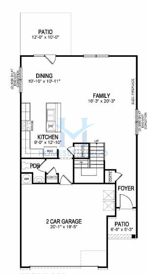 Sawyer model in The Village at Pine Valley, Gainesville, GA, built by D.R. Horton