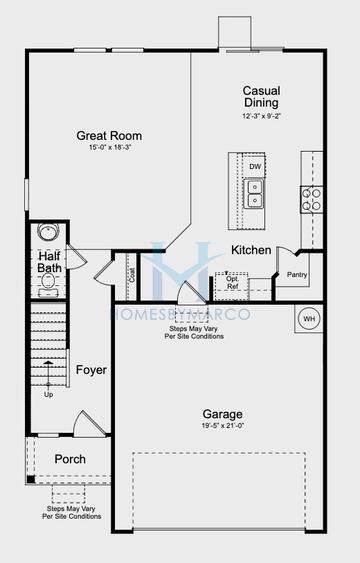 Photos of the Lenoir model in the Fincastle Glen subdivision in Shelby, NC
