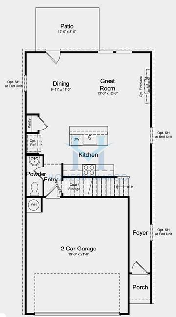 Photos of the Ezra model in the Weatherfield subdivision in Buford, GA