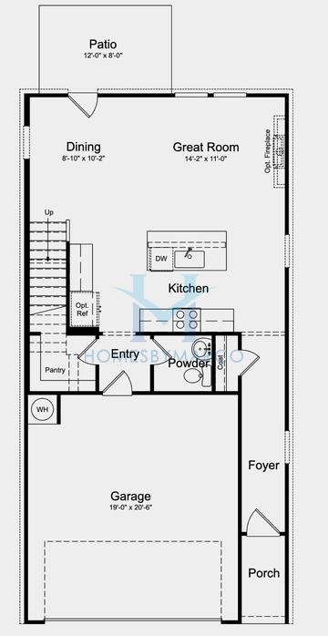 Photos of the Mallory model in the Weatherfield subdivision in Buford, GA