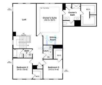 Norris model in Michaux Gardens, Belmont, NC, built by DRB Homes