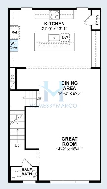 Westerly model in Vdara, Orlando, FL, built by K. Hovnanian Homes