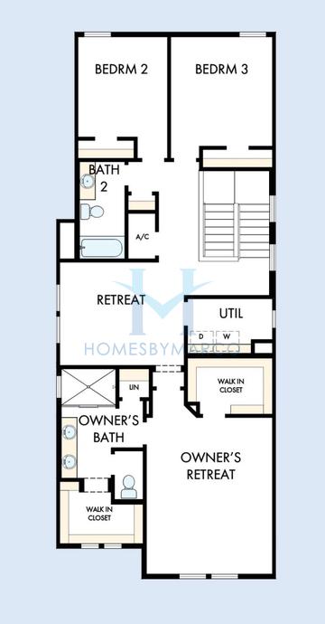 McCormick model in Palmeras at Crosspraire, St. Cloud, FL, built by David Weekley Homes