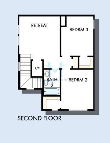 Carroll model in Palmeras at Crosspraire, St. Cloud, FL, built by David Weekley Homes