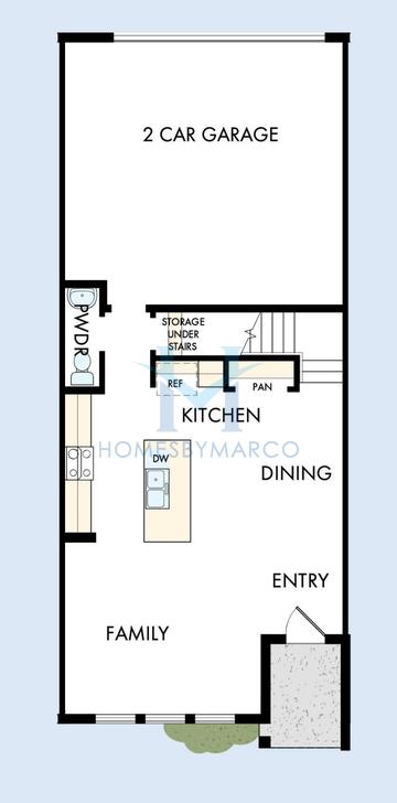 McQuade model in Palmeras at Crosspraire, St. Cloud, FL, built by David Weekley Homes
