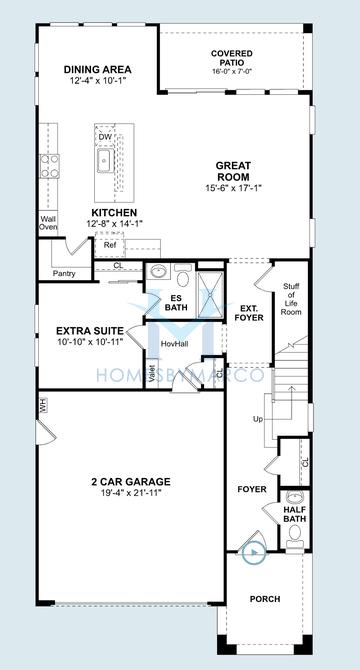 Hampton model in Manor at Legacy Place, Peoria, AZ, built by K. Hovnanian Homes